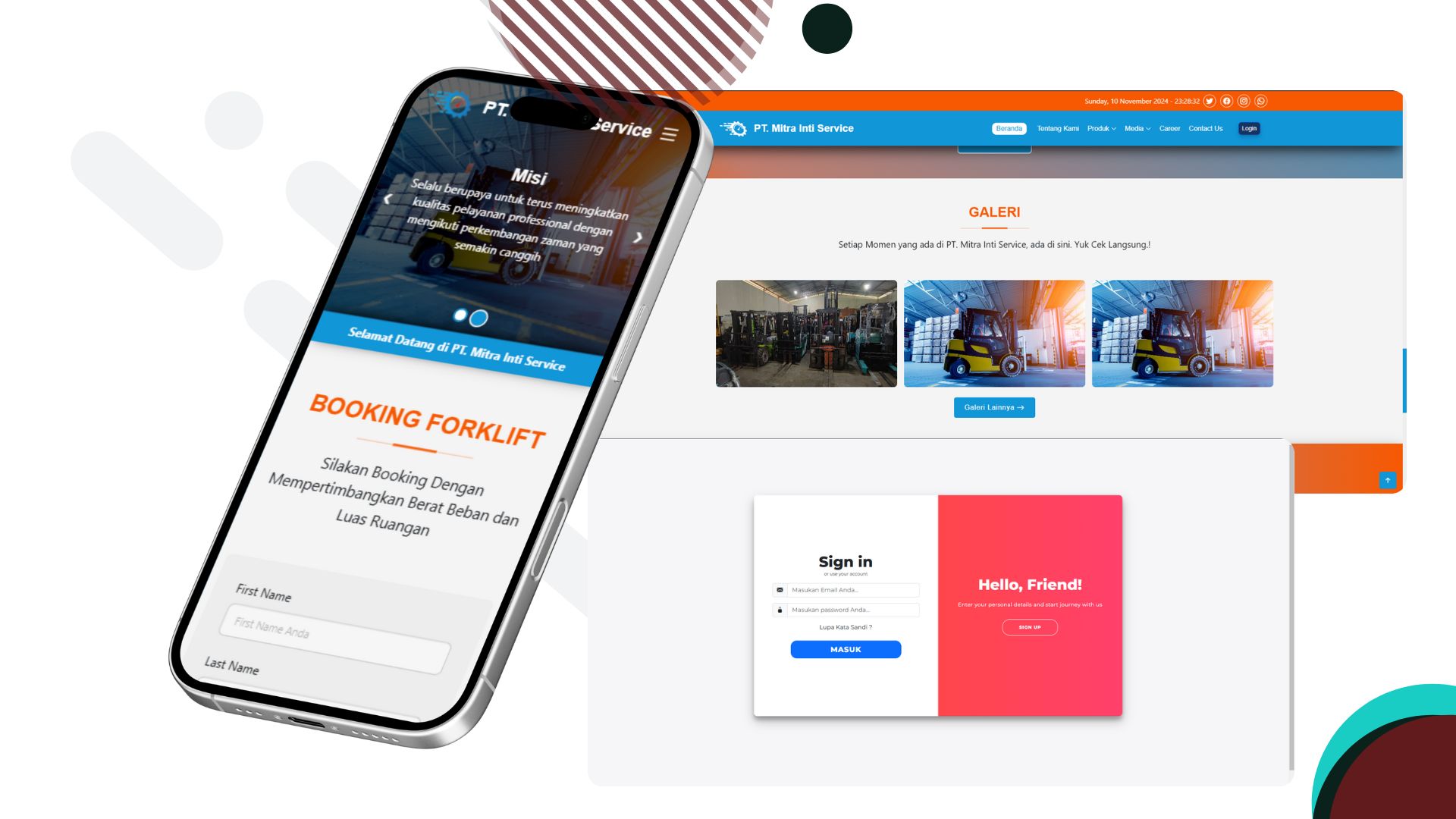 Pengembangan Aplikasi Company Profile Berbasis Web PT. Mitra Inti Service